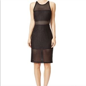 Parker Conner‎ Neoprene Sheath Dress in Black Size medium